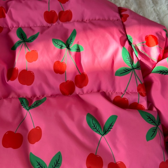 Mini Rodini Cherries AOP Puffer Jacket - Picture 14 of 14